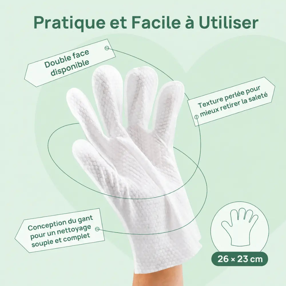 Gants nettoyant anti-saleté & anti-odeurs
