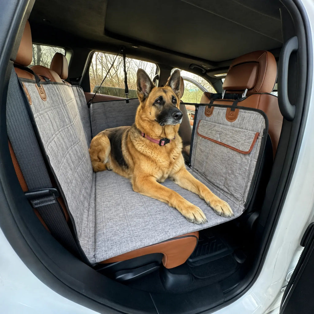 Housse de Protection Voiture pour Chien avec Base Rigide