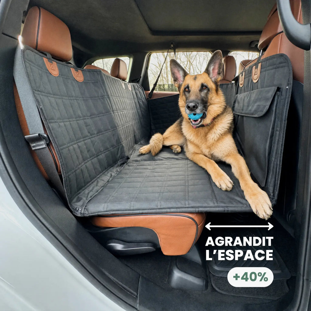 Housse de Protection Voiture pour Chien avec Base Rigide