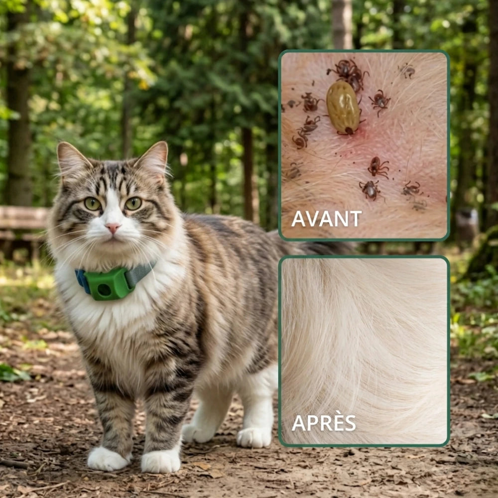 Médaillon Répulsif Naturel pour chat