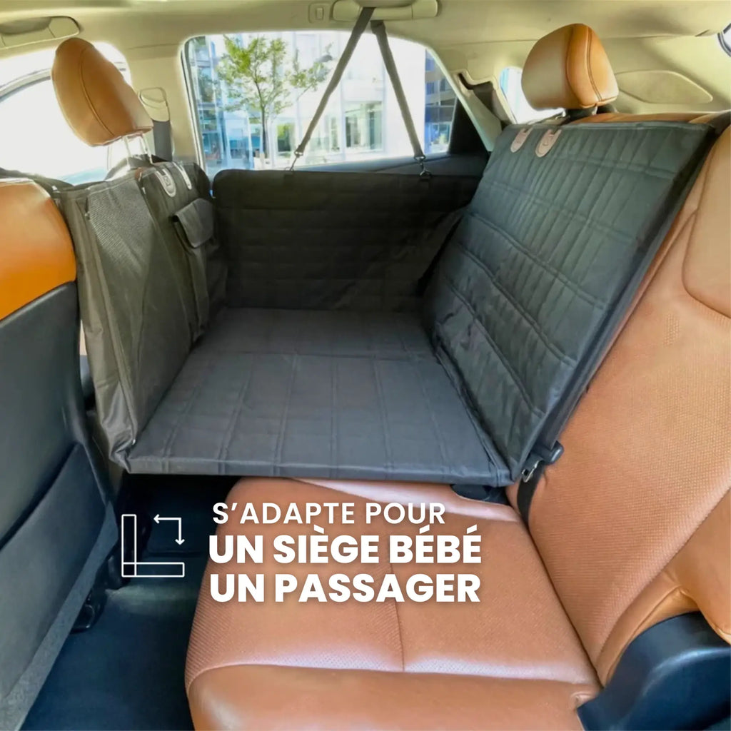 Housse de Protection Voiture pour Chien avec Base Rigide