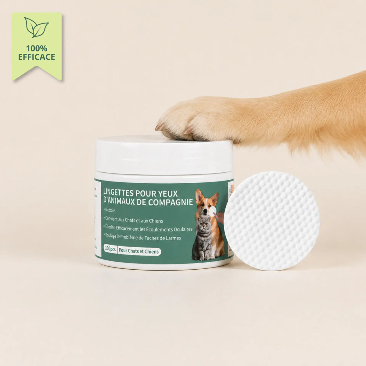 Lingettes Anti-infections des Yeux