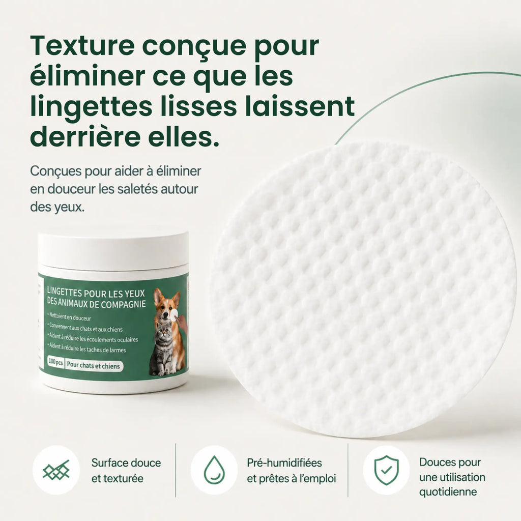 Lingettes Anti-infections des Yeux