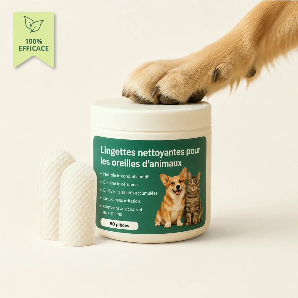 Lingettes Anti-bactéries pour oreilles