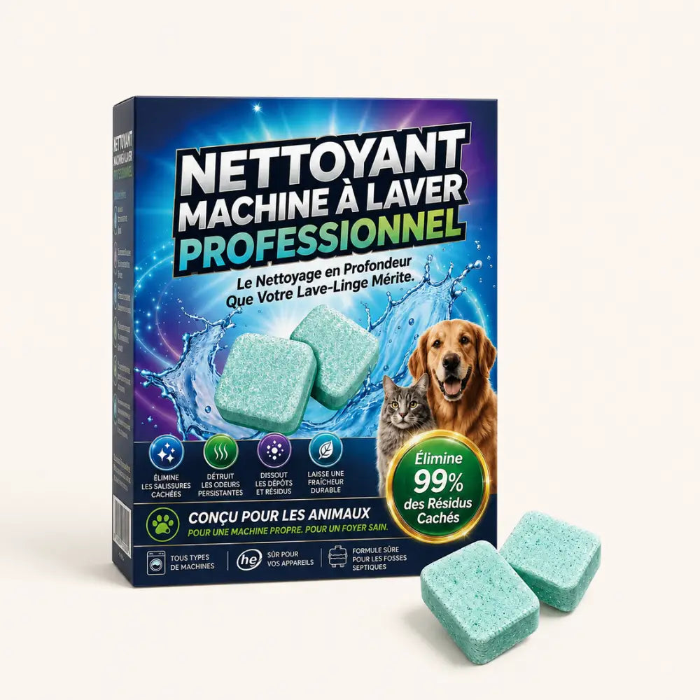 Pastilles de nettoyage en profondeur pour machine à laver