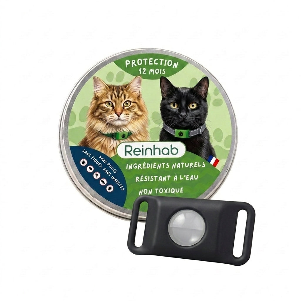 Médaillon Répulsif Naturel pour chat