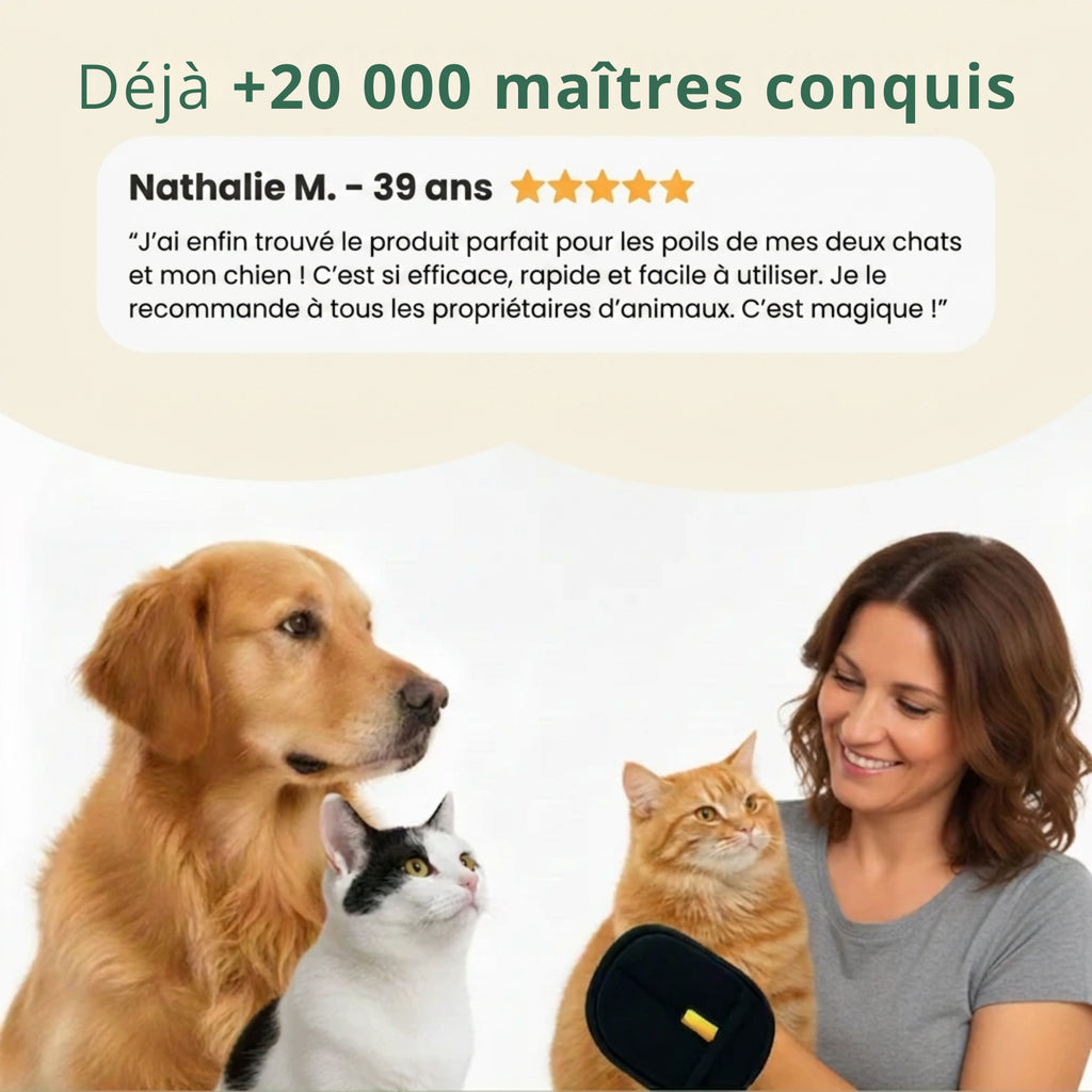 Gant Anti-Poils Réutilisable & Écologique