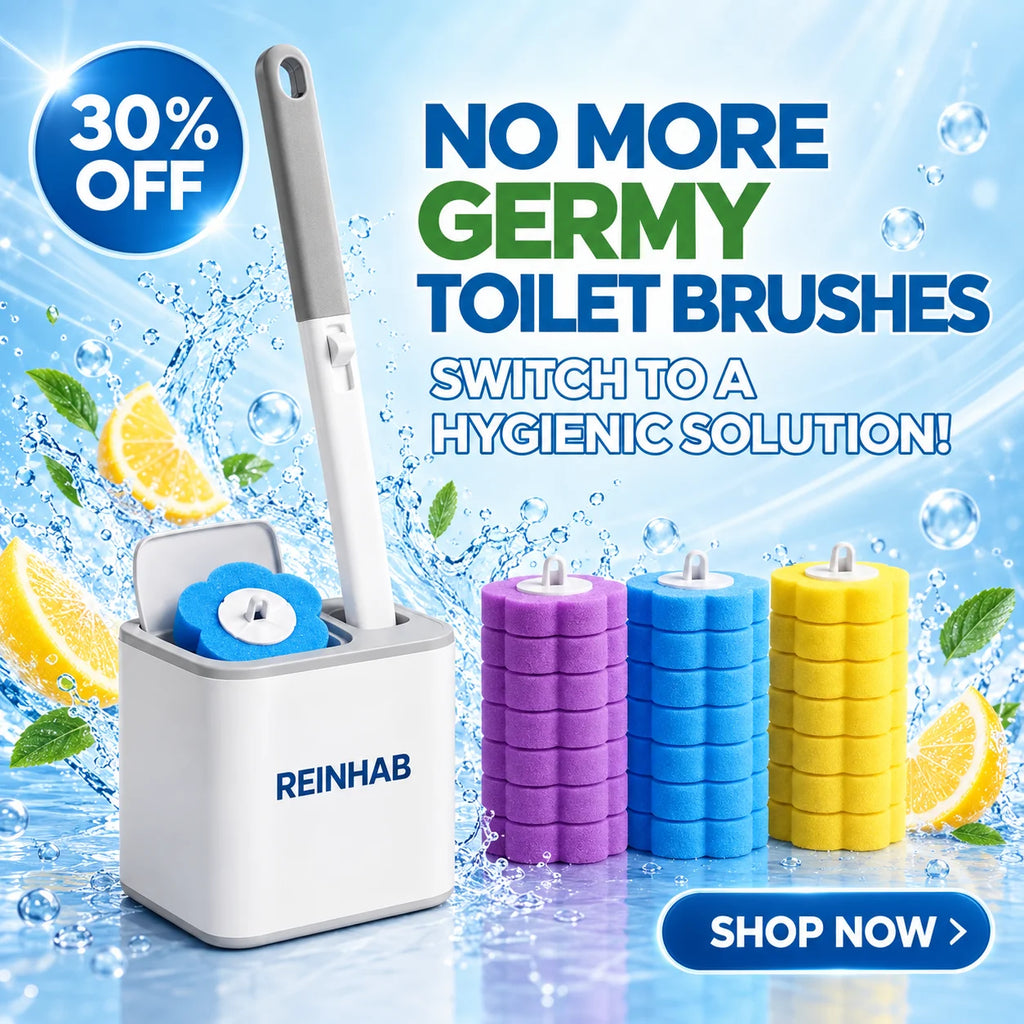 No more germy toilet brushes