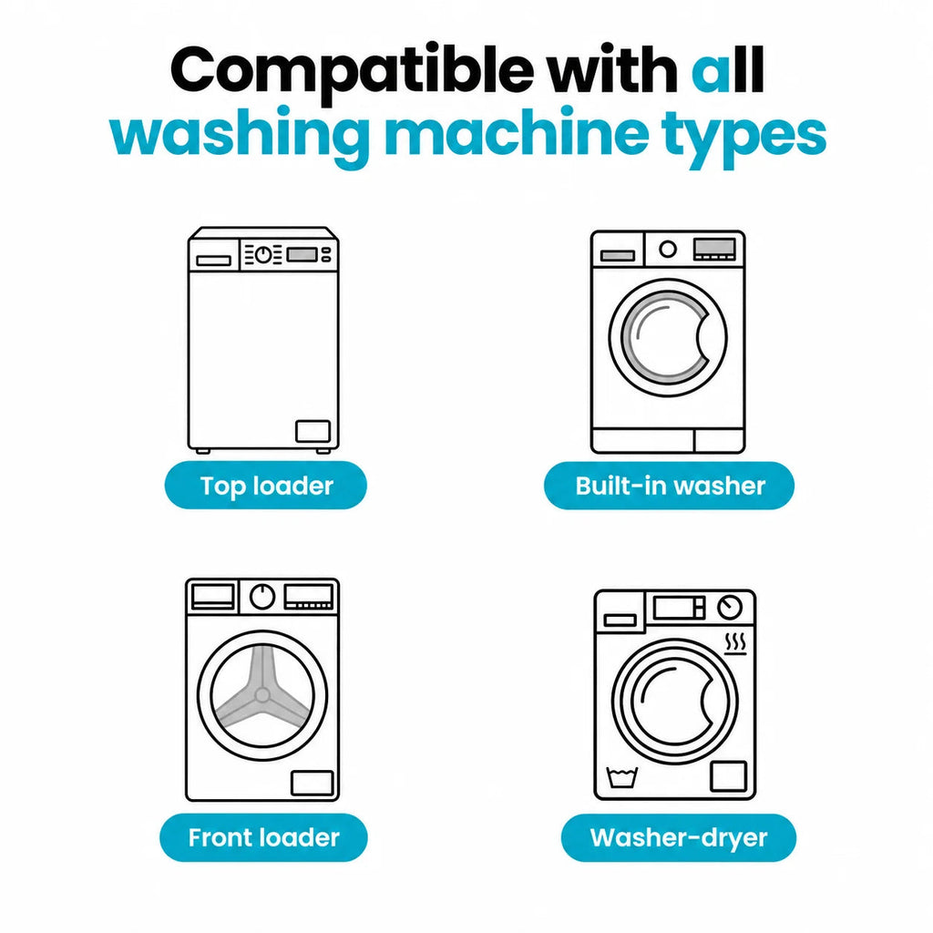 Compatible with all washing machine types
