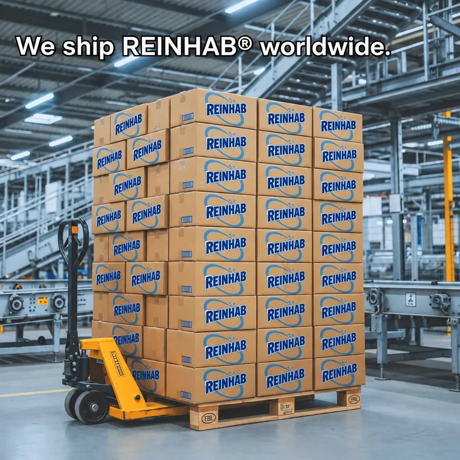 We ship REINHAB worldwide